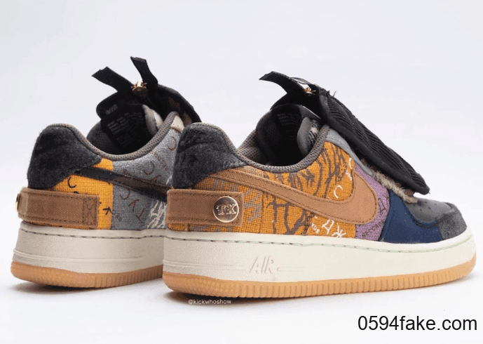 将拼接玩到极致!全新Travis Scott x Nike Air Force 1 Low将于11月发售! 货号:CN2405-900