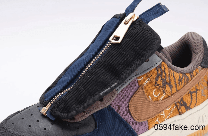 将拼接玩到极致!全新Travis Scott x Nike Air Force 1 Low将于11月发售! 货号:CN2405-900