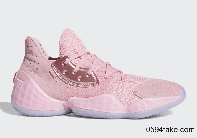 这个粉色直戳少女心!adidas Harden Vol.4“ Pink Lemonade”将于10月26日发售! 货号:F97188