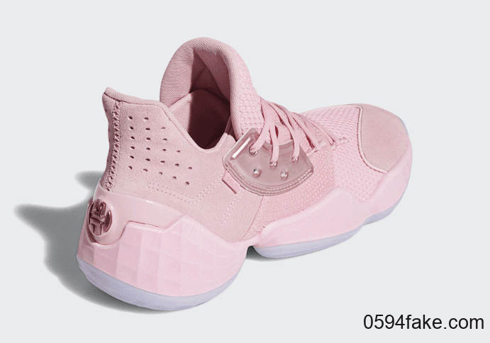 这个粉色直戳少女心!adidas Harden Vol.4“ Pink Lemonade”将于10月26日发售! 货号:F97188