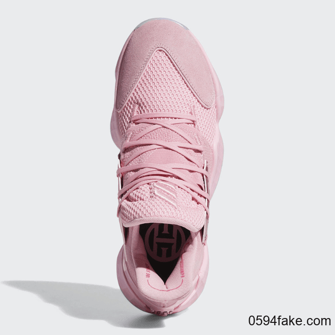 这个粉色直戳少女心!adidas Harden Vol.4“ Pink Lemonade”将于10月26日发售! 货号:F97188