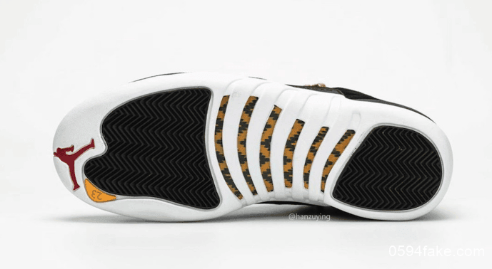 Air Jordan 12“Reverse Taxi”更多实物图释出! 货号:130690-017