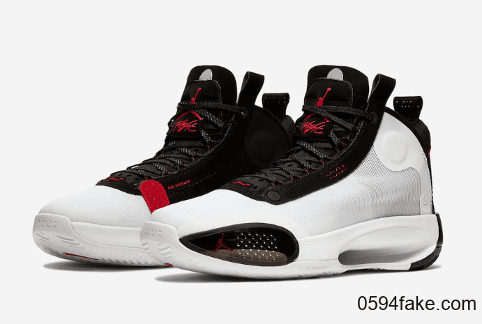 经典黑红配色!Air Jordan 34“ Bred”将于10月10日发售! 货号:AR3240-100