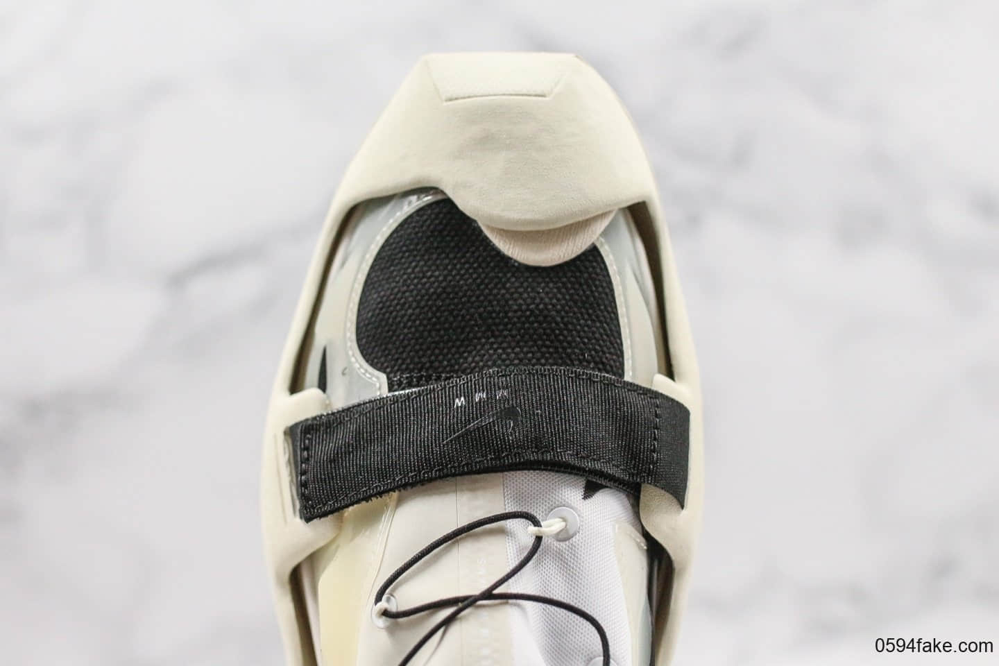 耐克MMW x Nike Free TR 3 SP“Ivory Black”机能袜子慢跑鞋象牙白黑纯原带半码原盒原档案开发正确飞织弹力面料 货号:AQ9200-100