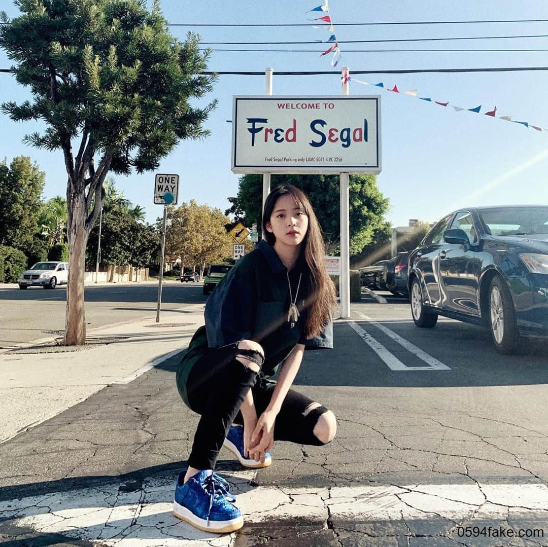 CLOT x Nike Air Force 1蓝丝绸最新实物图曝光!你期待吗? 货号:CJ5290-400