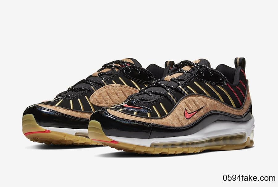 融入软木材质!这双Nike Air Max 98你打几分? 货号:CT1173-001