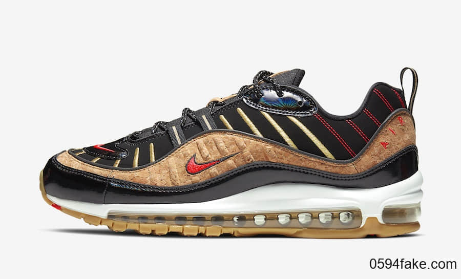 融入软木材质!这双Nike Air Max 98你打几分? 货号:CT1173-001