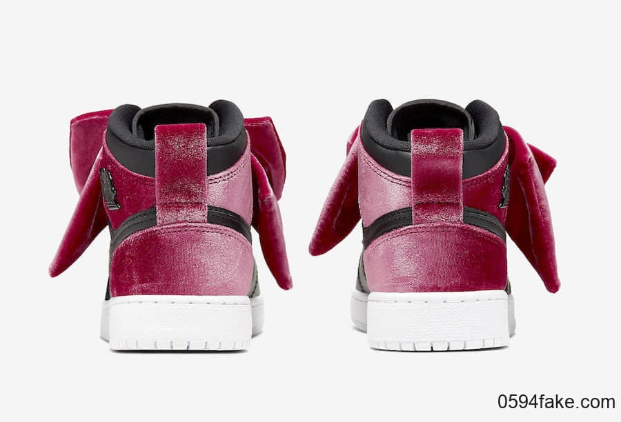 超大蝴蝶结!少女心爆棚!Air Jordan 1 Mid新品即将发售! 货号:CK5678-006