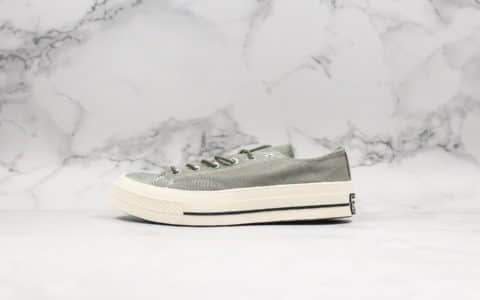 匡威Converse chuck 70低帮板鞋硬玉绿公司级带半码原厂冷硫工艺原楦开发正确蓝底 货号:165470C