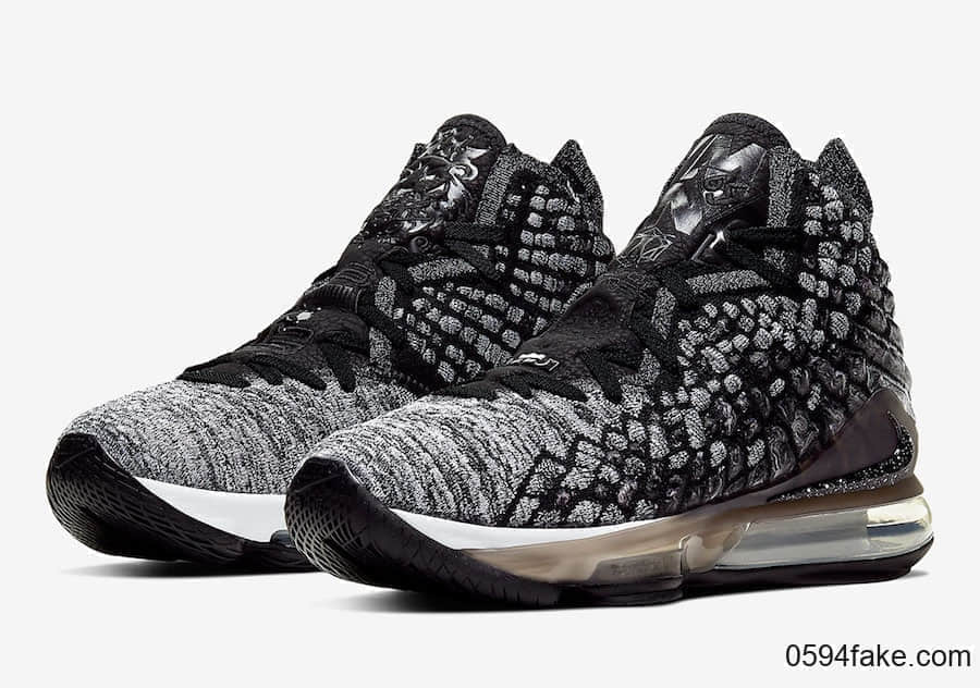 Nike LeBron 17黑白配色释出官图!后天发售!不要错过! 货号:BQ3177-002