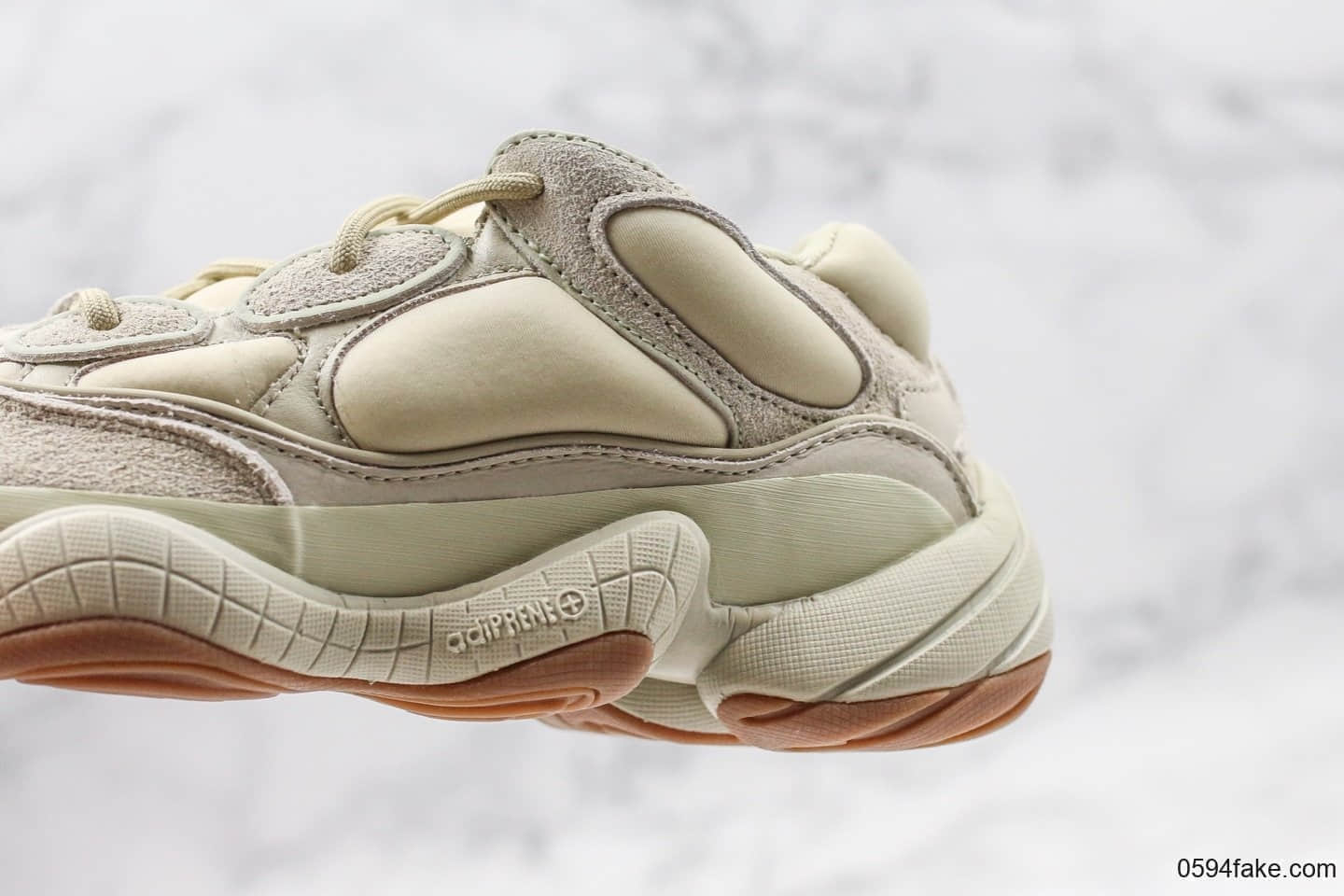 阿迪达斯adidas Yeezy 500“ Stone”椰子500老爹鞋休闲跑鞋磐石纯原带半码原档案原楦头开模原厂皮革 货号:FW4839