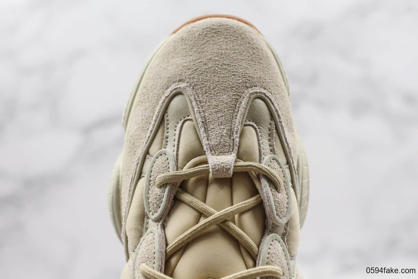 阿迪达斯adidas Yeezy 500“ Stone”椰子500老爹鞋休闲跑鞋磐石纯原带半码原档案原楦头开模原厂皮革 货号:FW4839