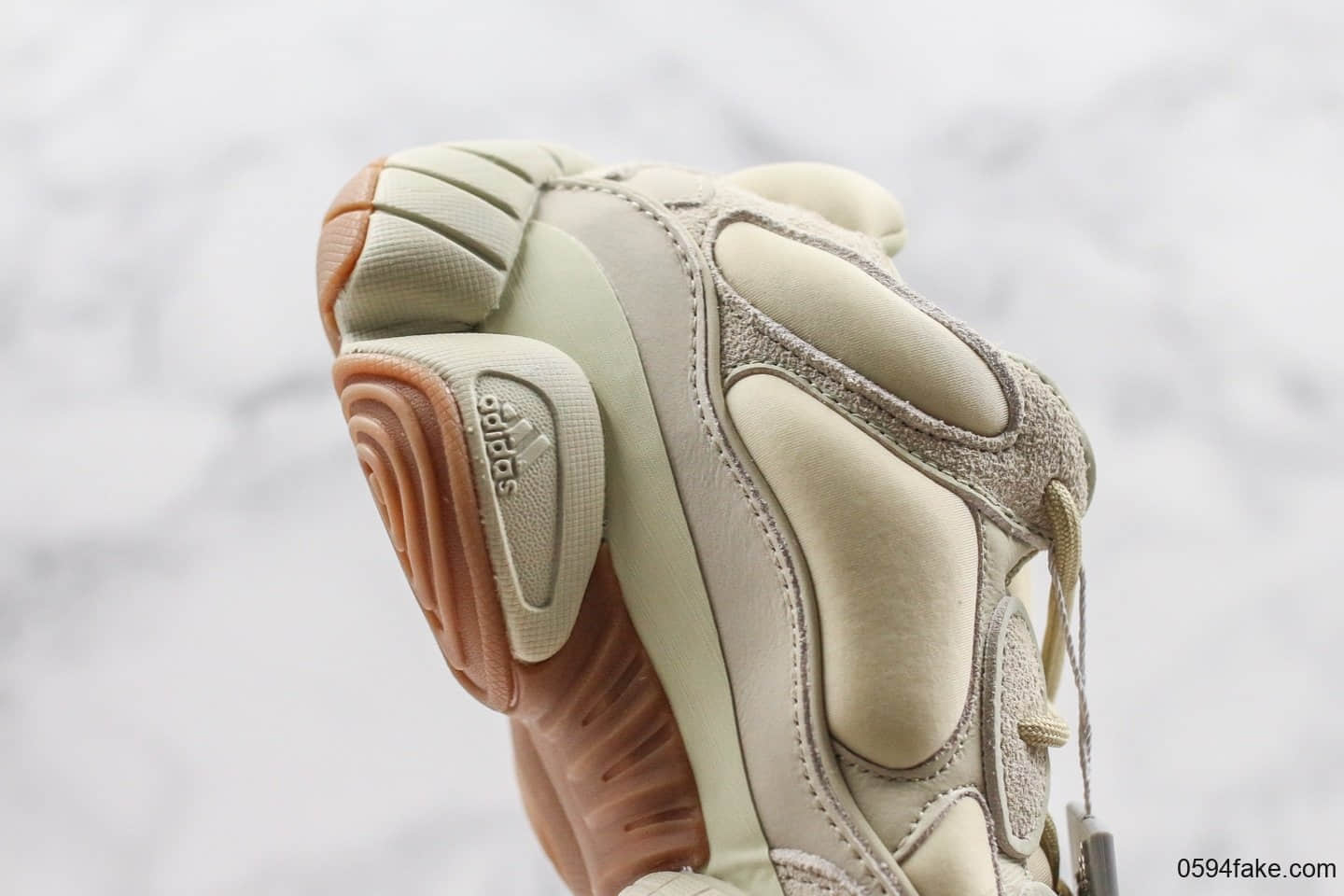 阿迪达斯adidas Yeezy 500“ Stone”椰子500老爹鞋休闲跑鞋磐石纯原带半码原档案原楦头开模原厂皮革 货号:FW4839