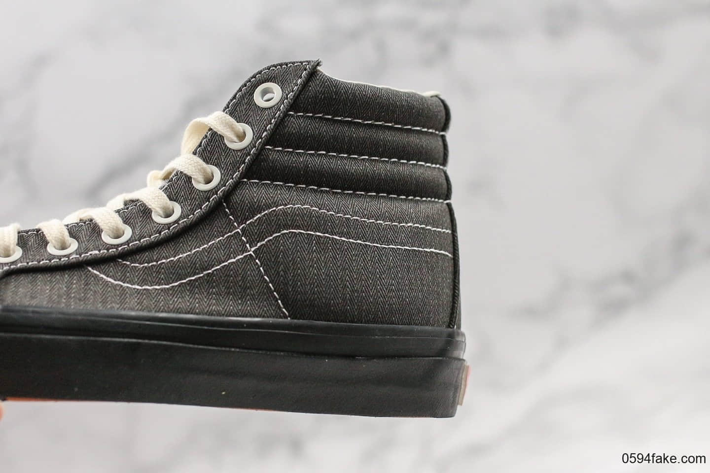 万斯Vans Vault OG SK8-Hi LX高端支线休闲板鞋高帮帆布鞋黑武士公司级广东原厂硫化1:1