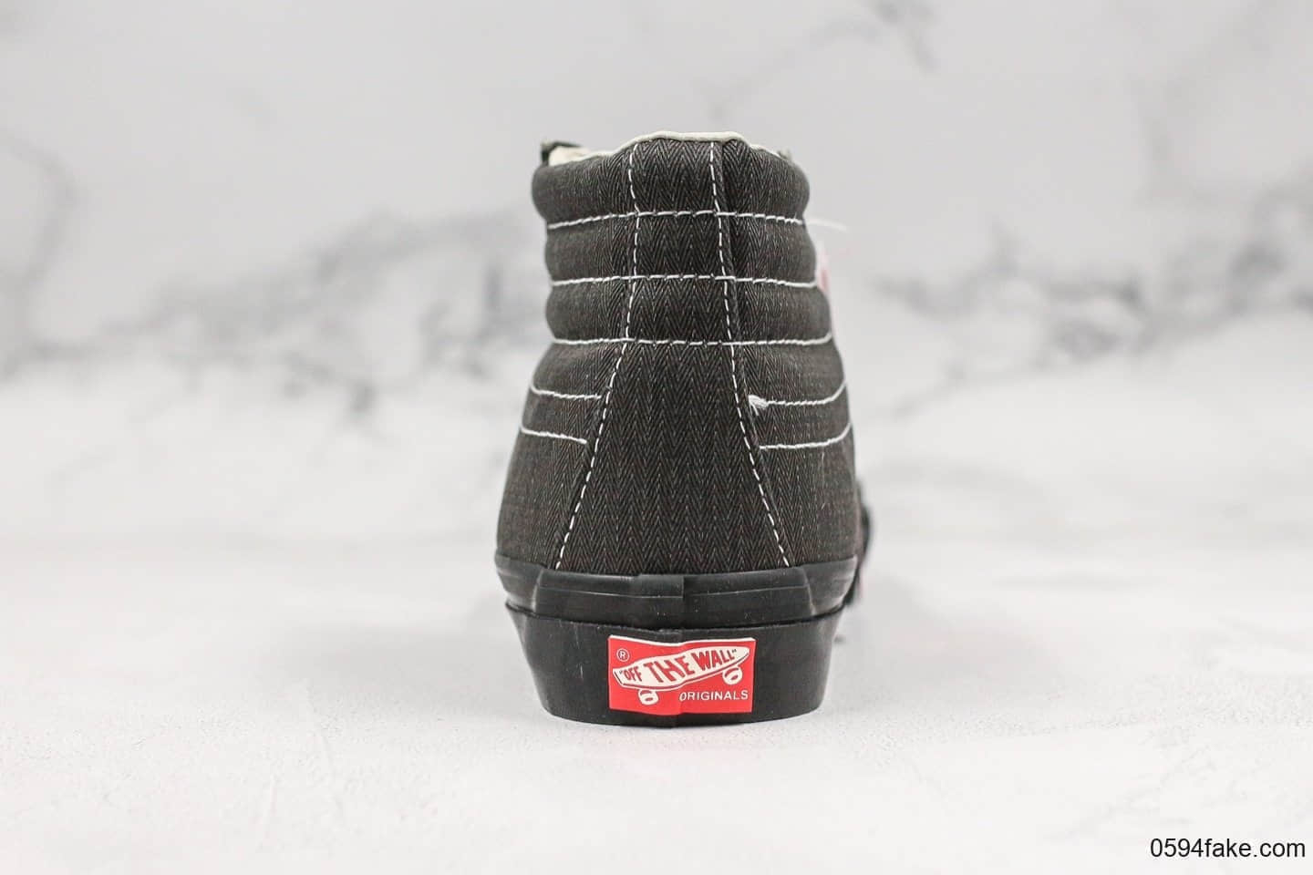 万斯Vans Vault OG SK8-Hi LX高端支线休闲板鞋高帮帆布鞋黑武士公司级广东原厂硫化1:1