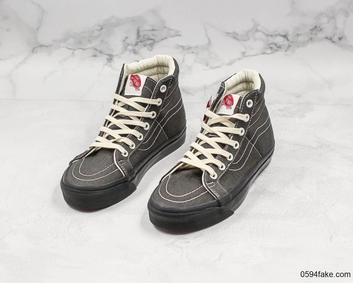 万斯Vans Vault OG SK8-Hi LX高端支线休闲板鞋高帮帆布鞋黑武士公司级广东原厂硫化1:1