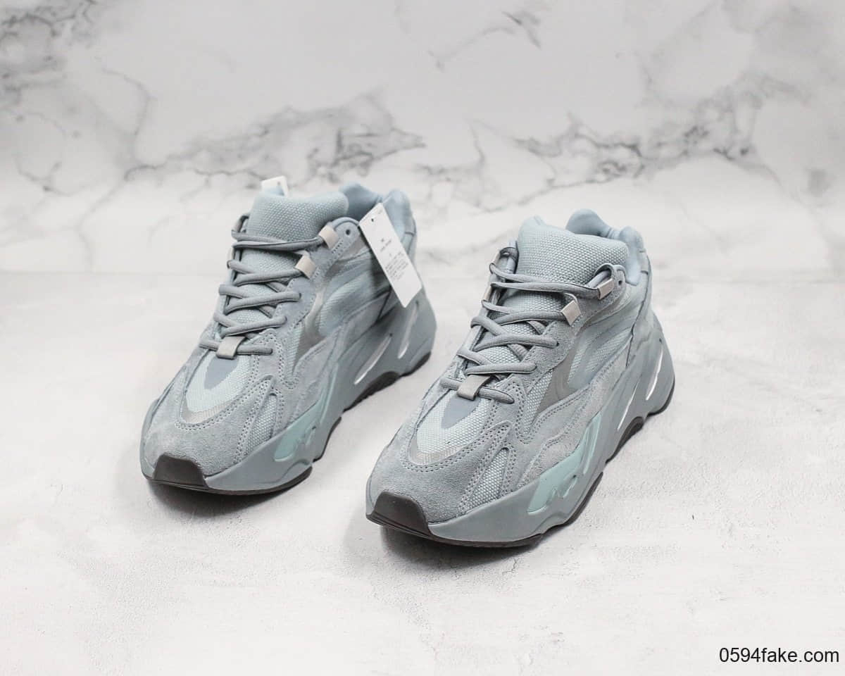 阿迪达斯adidas Yeezy 700 v2 “Hospital Blue”侃爷椰子700二代复古老爹鞋医院蓝OG纯原带半码原鞋开发区分市面低价 货号:FV8424