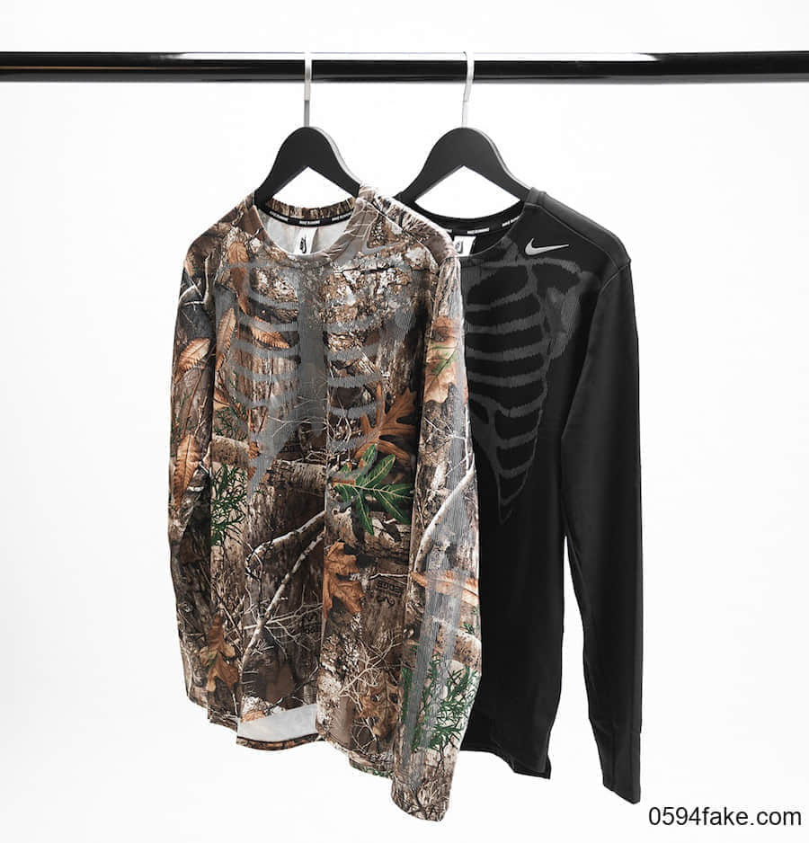 Nike Air Force 1 Low“ Black Skeleton”还有配套服饰!下周就发售! 货号:BQ7541-001