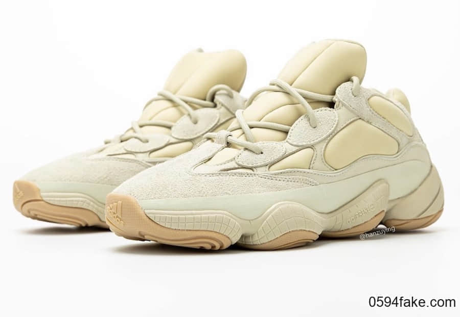 更加御寒保暖!Yeezy 500 “Stone”释出最新实物图!还有上脚美照! 货号:FW4839