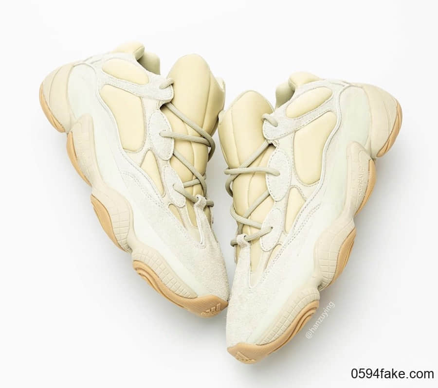 更加御寒保暖!Yeezy 500 “Stone”释出最新实物图!还有上脚美照! 货号:FW4839