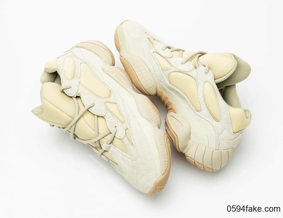 更加御寒保暖!Yeezy 500 “Stone”释出最新实物图!还有上脚美照! 货号:FW4839