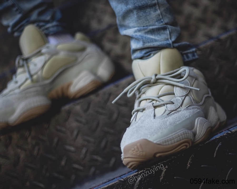 更加御寒保暖!Yeezy 500 “Stone”释出最新实物图!还有上脚美照! 货号:FW4839
