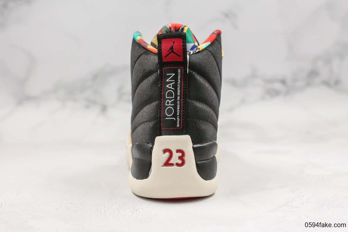 乔丹Air Jordan 12 Retro CNY纯原版本AJ12乙亥年百家衣猪年限定配色男女文化实战篮球鞋 货号:BQ6497-006