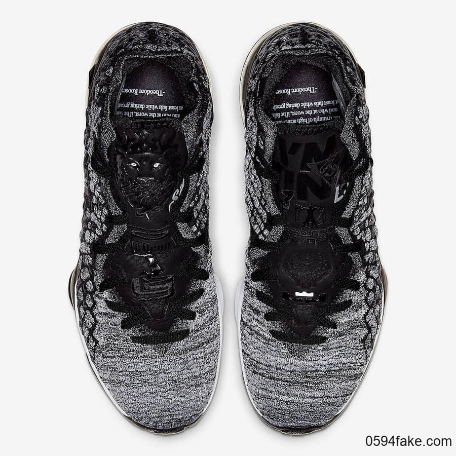 Nike LeBron 17黑白配色释出官图!后天发售!不要错过! 货号:BQ3177-002