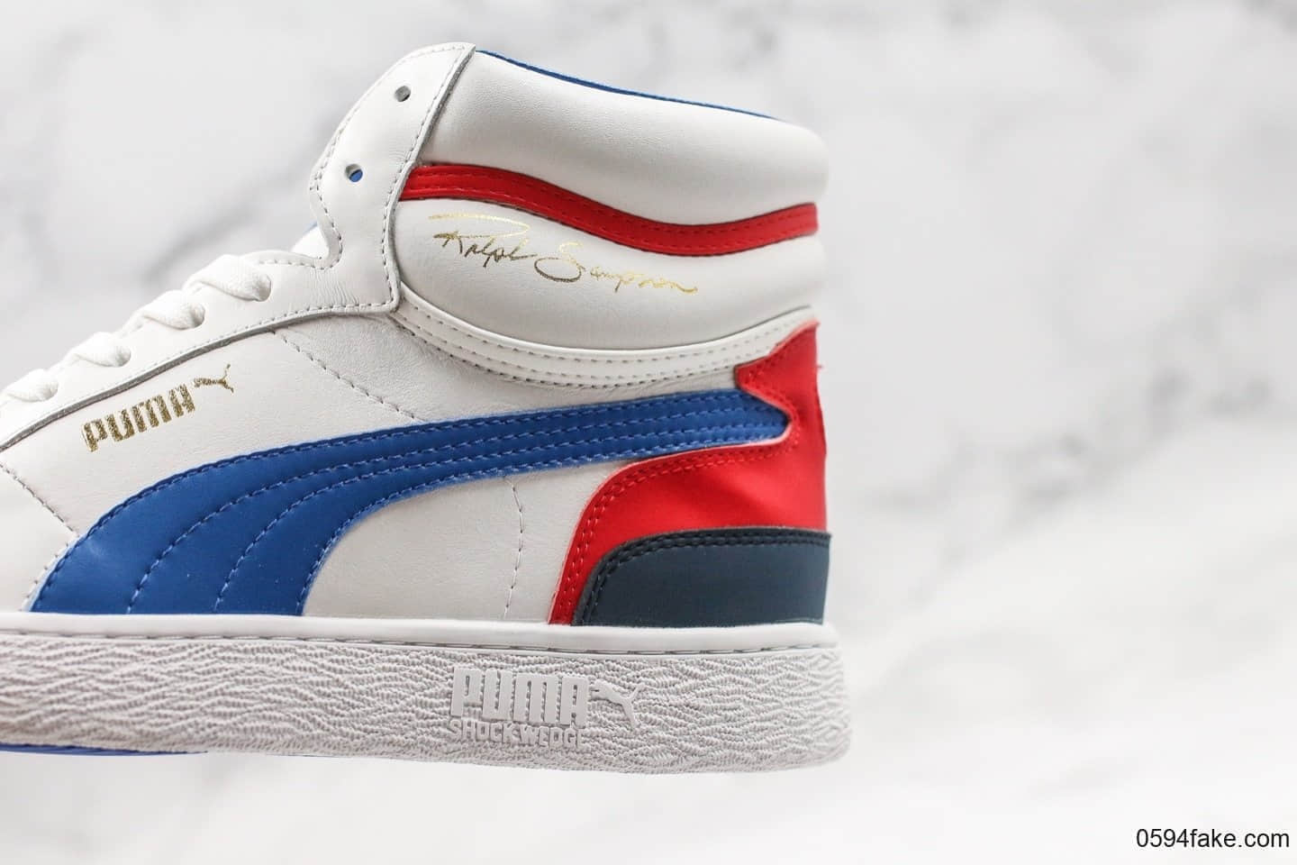彪马Puma Ralph Sampson Mid OG纯原版本联名签名款男女同款休闲鞋甄选优质皮革鞋面 货号:370847-02