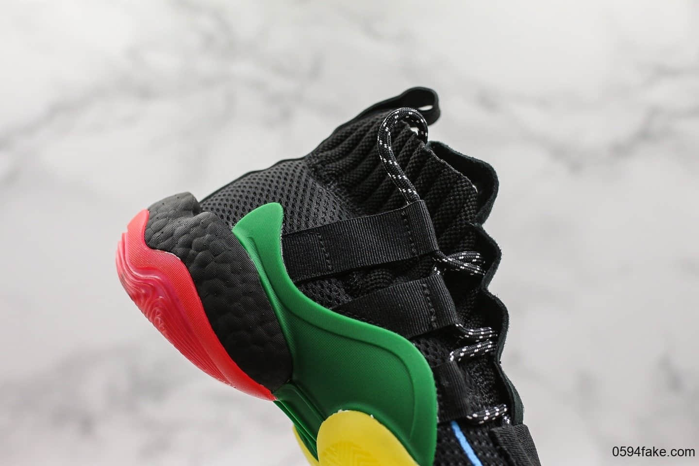 阿迪达斯Pharrell × Adidas Originals Crazy BYW纯原版本菲董联名款天足袜套式休闲运动鞋原厂中底爆米花区别市面通货版本 货号:G27805