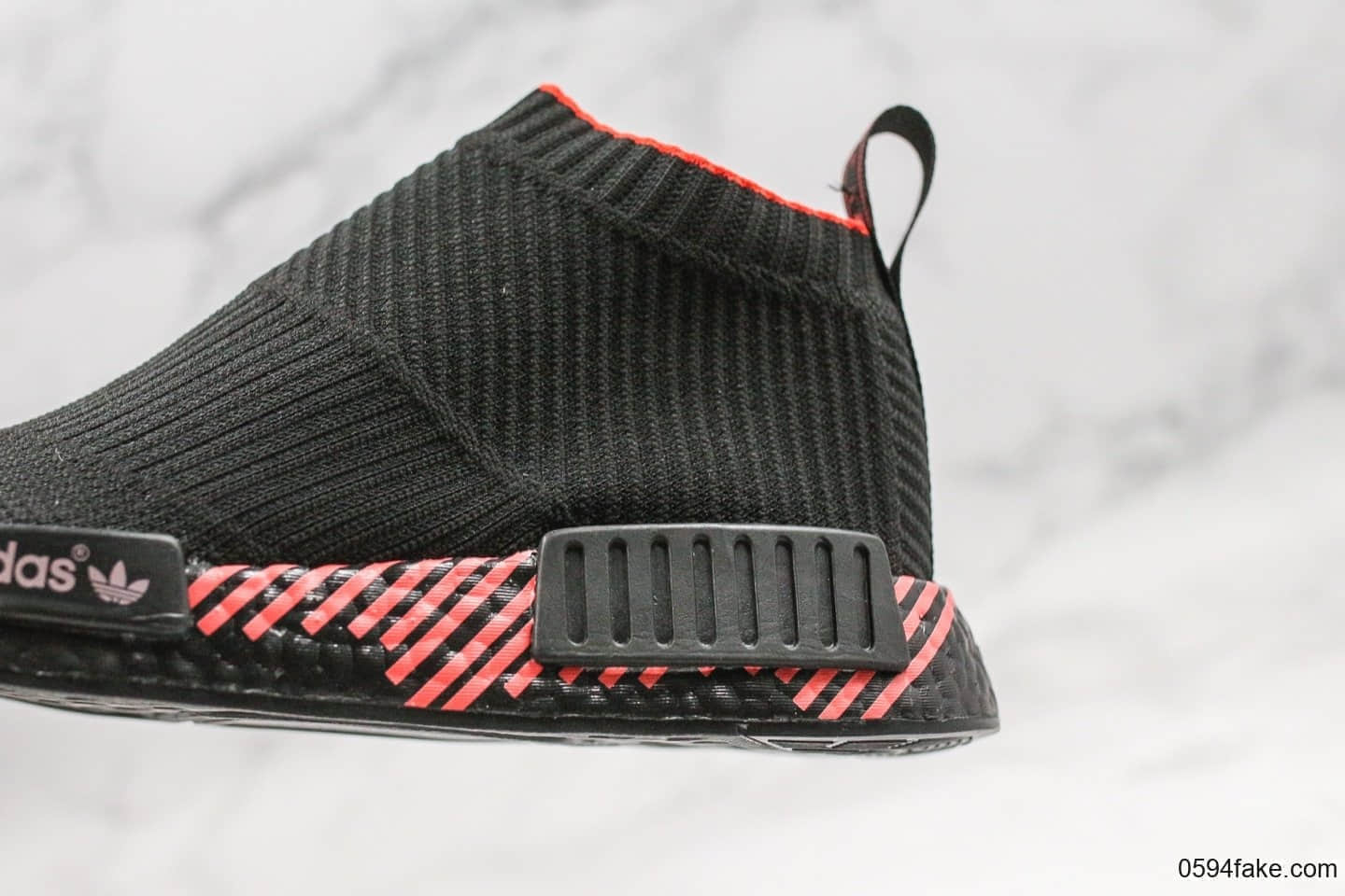 阿迪达斯Adidas NMD CS1 PK Cloud Black纯原版本NMD跑步鞋搭载Boost技术黑色EVA中底插经典袜子鞋 货号:G27354