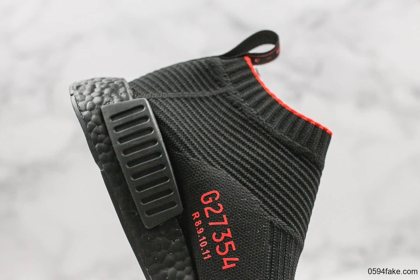 阿迪达斯Adidas NMD CS1 PK Cloud Black纯原版本NMD跑步鞋搭载Boost技术黑色EVA中底插经典袜子鞋 货号:G27354