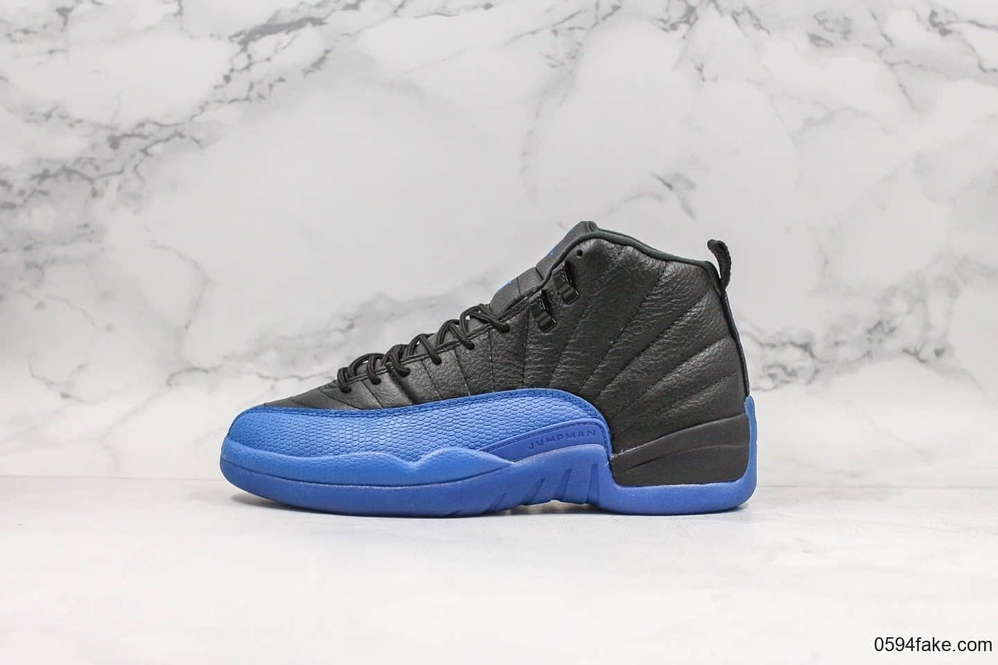 乔丹Air Jordan 12 Reverse Taxi纯原版本反转配色黑蓝aj12实战篮球鞋内置全掌ZOOM气垫及超大碳板支持实战 货号:130690-014