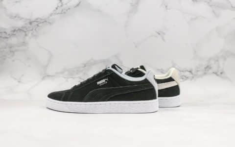 彪马Puma Suede Classic Wn's纯原版本2019年新款阴阳款鸳鸯鞋原厂鞋垫中底正品代购同源大几率过验 货号:371278-01