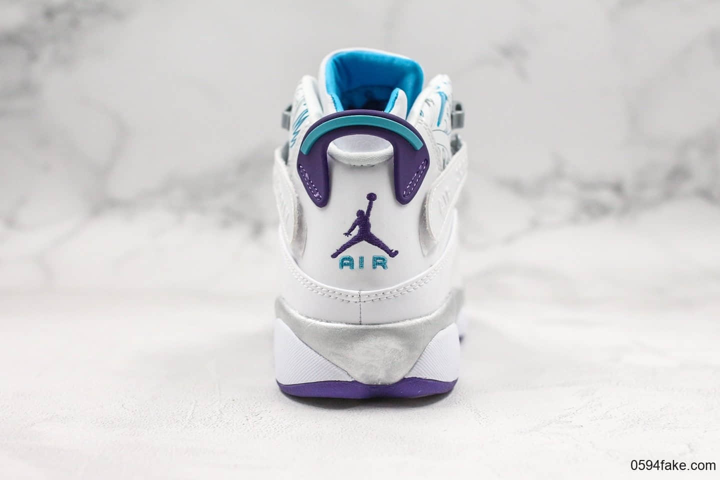 乔丹Air Jordan 6 rings纯原版本稀有复古AJ6银狼配色六冠王系列原盒原标 货号:322992-153