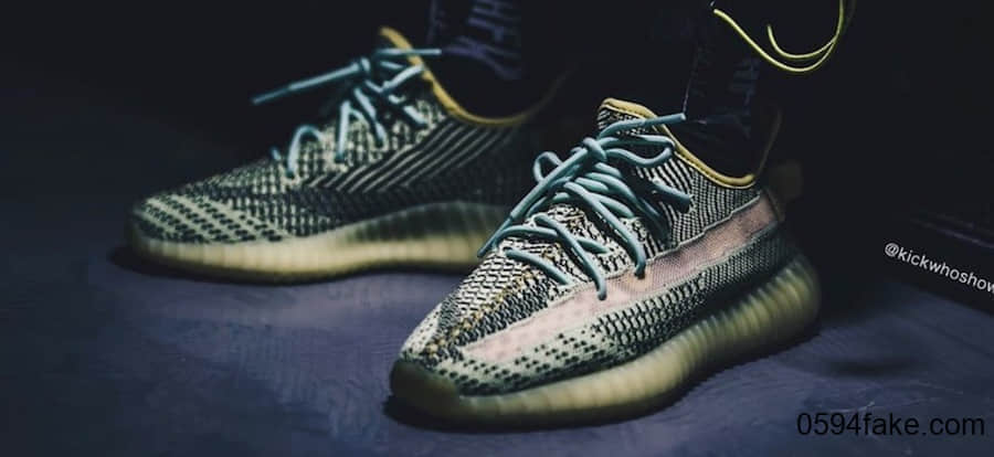 Yeezy Boost 350 V2 “Yeezreel”上脚图来了!超抢眼有没有!