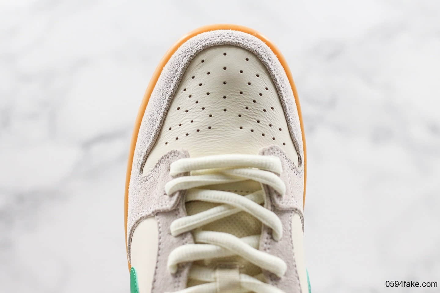 耐克Nike SB Dunk Low Pro纯原版本复古白绿配色SB DUNK原厂头层原盒原标区别市面通货版本 货号:854866-121