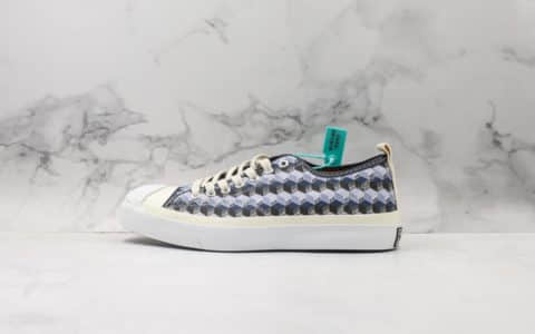 匡威Converse x DOE公司级版本联名周年纪念款迷幻立方开口笑男女款板鞋休闲鞋低帮开口笑原鞋原楦 货号:165550C