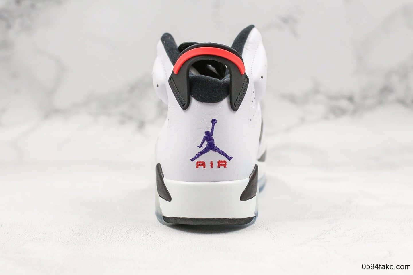 乔丹Air Jordan AJ6 Flint纯原版本AJ6燧石灰白紫外线全新软牛皮+麂皮打造实战篮球鞋 货号:CI3125-100