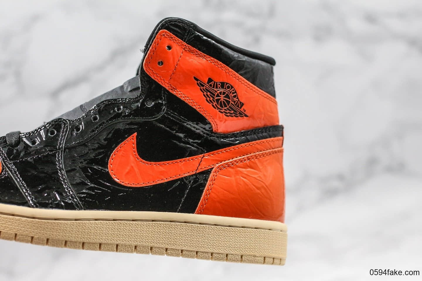 乔丹Air Jordan 1 Retro Obsidian纯原版本AJ1猪油扣碎3.0原厂鞋盒原厂防尘纸原盒原标最高QC检验 货号:555088-028