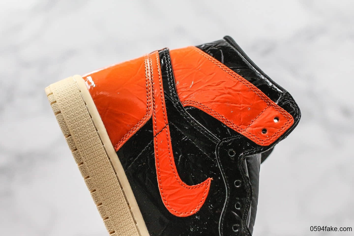 乔丹Air Jordan 1 Retro Obsidian纯原版本AJ1猪油扣碎3.0原厂鞋盒原厂防尘纸原盒原标最高QC检验 货号:555088-028