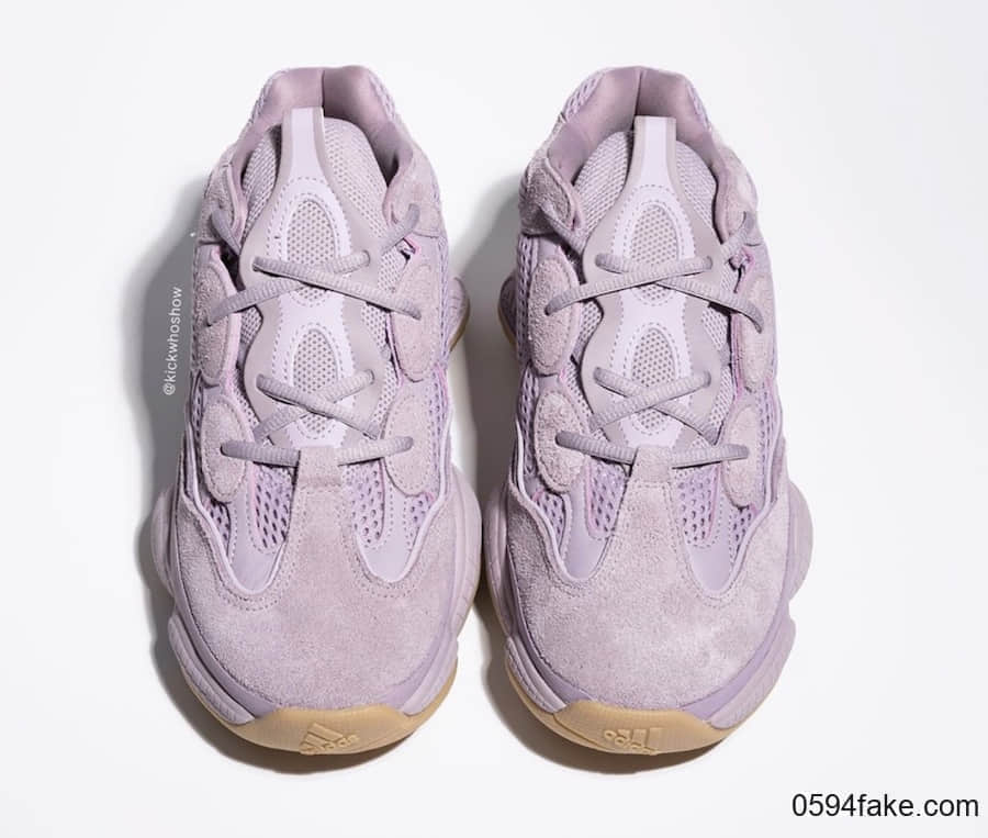 Yeezy 500 “Soft Vision”释出最新实物图!少女心和复古兼具! 货号:FW2656