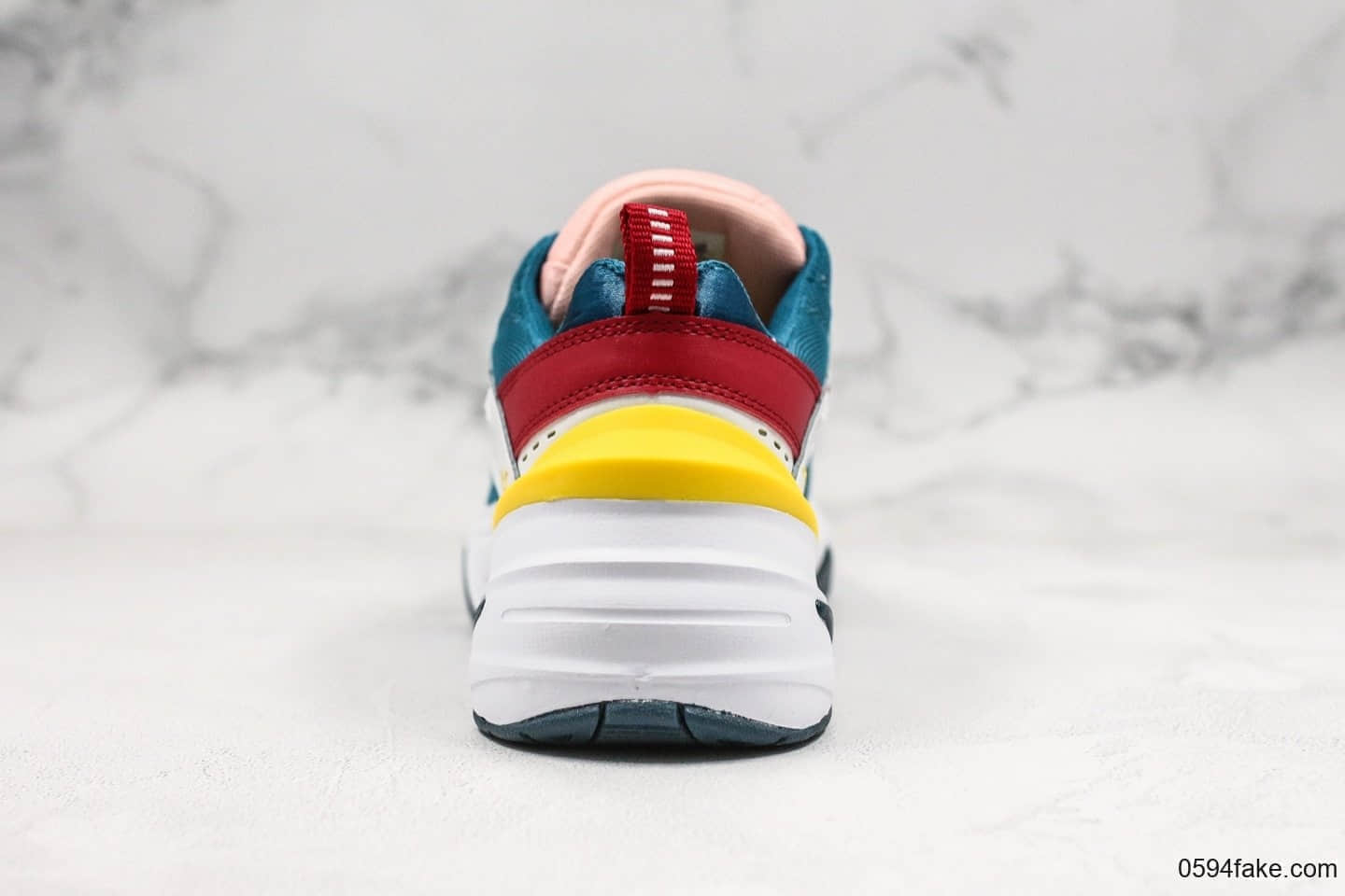 耐克Nike M2K Tekno纯原版本全网独家首发实拍M2K复古老爹鞋红绿白原厂渠道天猫外贸客户指定版本 货号:AO3108-402