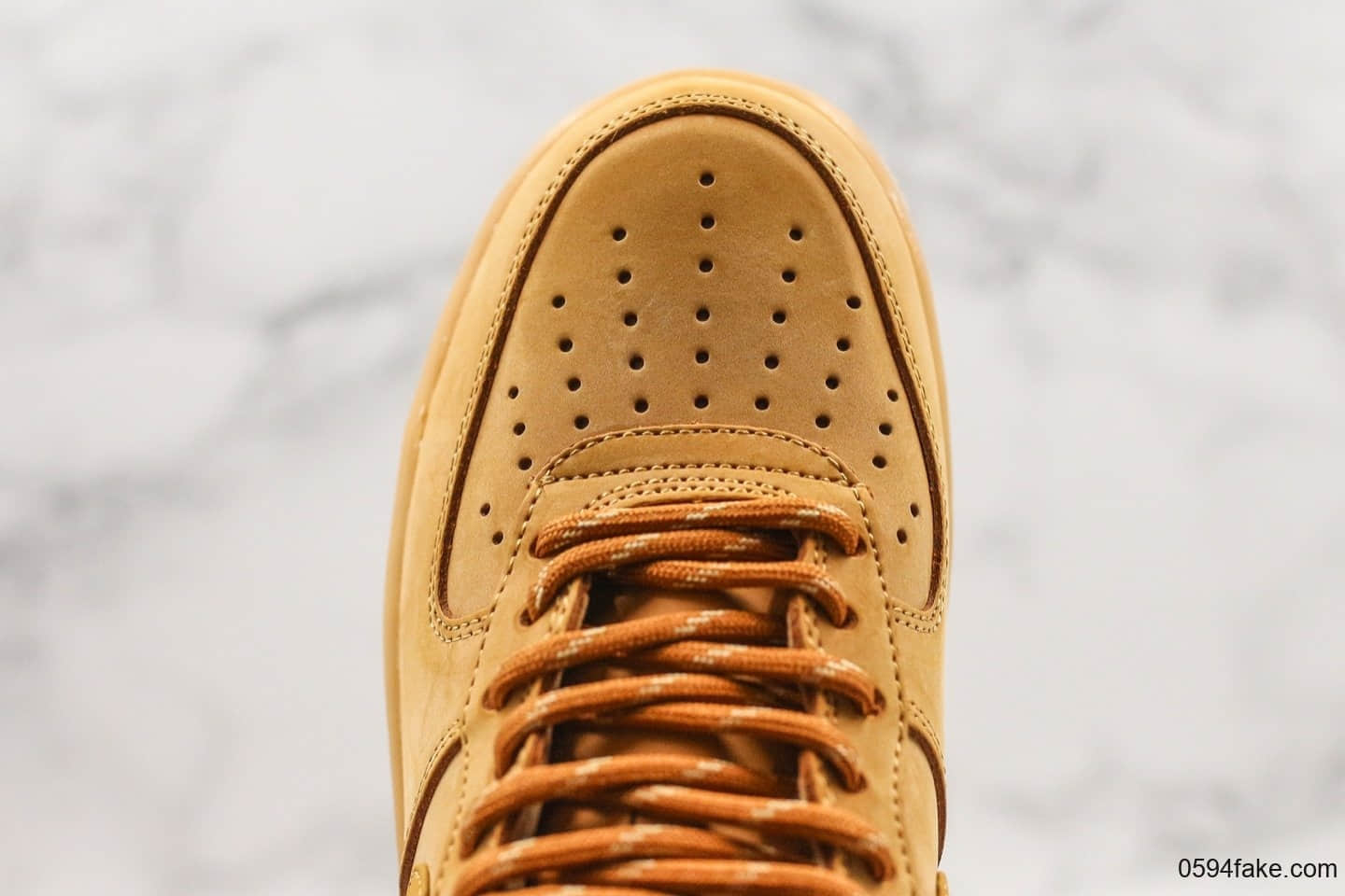 耐克Nike Air Force 1 Low 07 LV8 Wheat Flax纯原版本全新二维码工厂雪花纹低帮小麦空军一号 货号:CJ9179-200