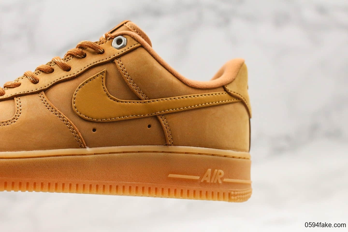 耐克Nike Air Force 1 Low 07 LV8 Wheat Flax纯原版本全新二维码工厂雪花纹低帮小麦空军一号 货号:CJ9179-200