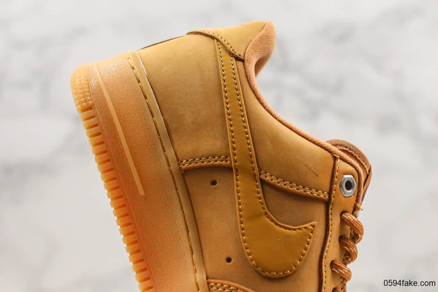 耐克Nike Air Force 1 Low 07 LV8 Wheat Flax纯原版本全新二维码工厂雪花纹低帮小麦空军一号 货号:CJ9179-200