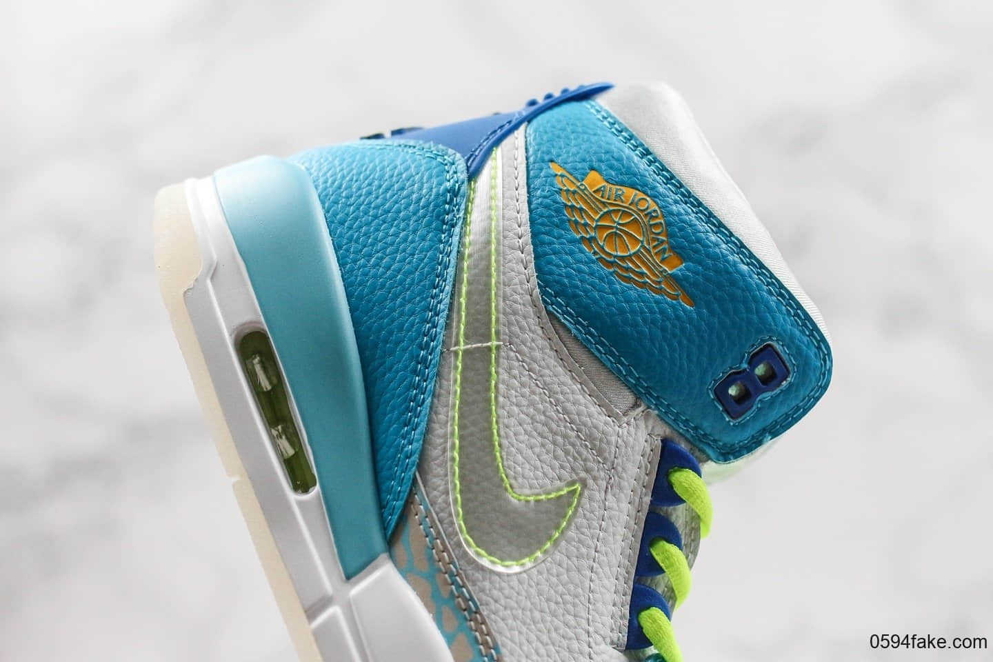 乔丹Air Jordan Legacy 312纯原版本最强三合一AJ312冰蓝鸳鸯配色高帮实战篮球鞋 货号：CI4446-400