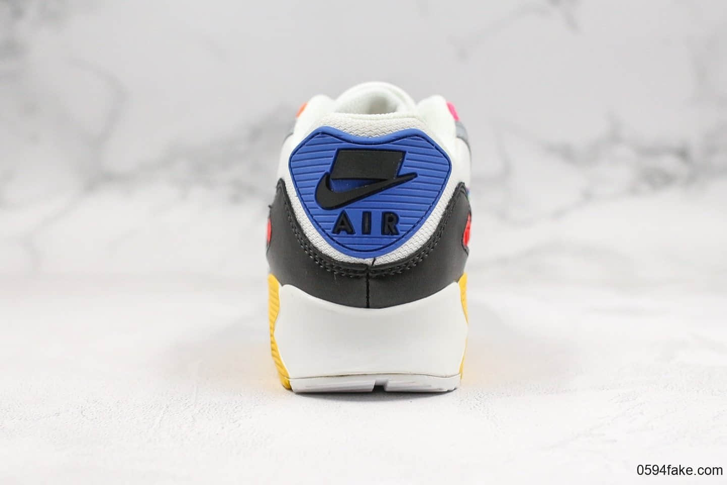 耐克Nike Air Max 90 “Betrue”复古气垫鞋休闲慢跑鞋彩虹系列限定配色炫彩纯原带半码原盒原标精细做工 货号:CJ5482-100