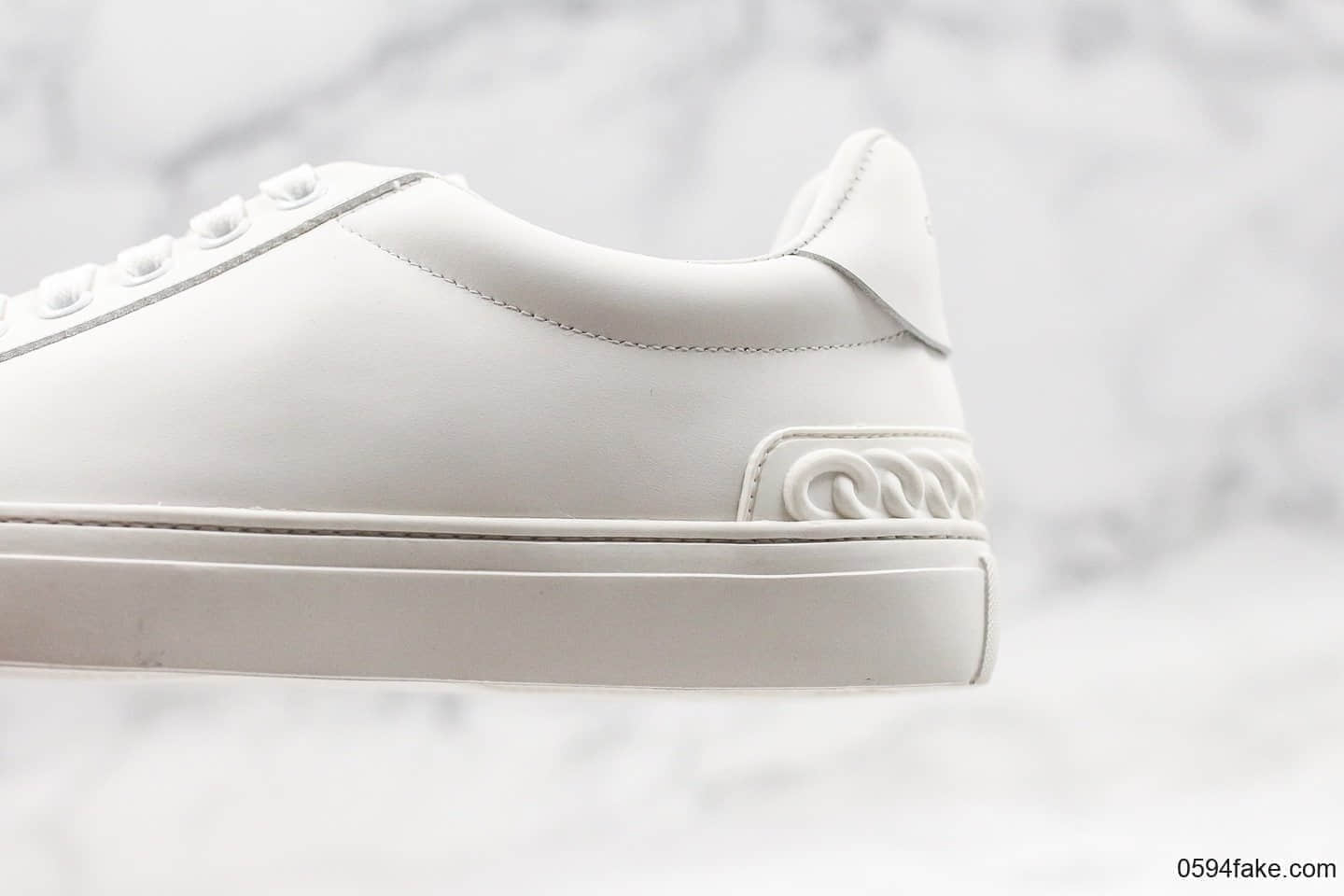 纪梵希Givenchy Low-top lace-up sneakers小白鞋卷花边白尾限定款纯原整码顶级无胶工艺定制丝绸牛皮高密EVA脚垫