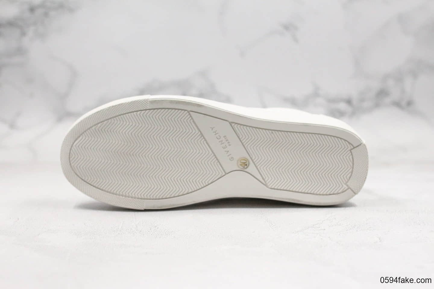 纪梵希Givenchy Low-top lace-up sneakers小白鞋卷花边白尾限定款纯原整码顶级无胶工艺定制丝绸牛皮高密EVA脚垫